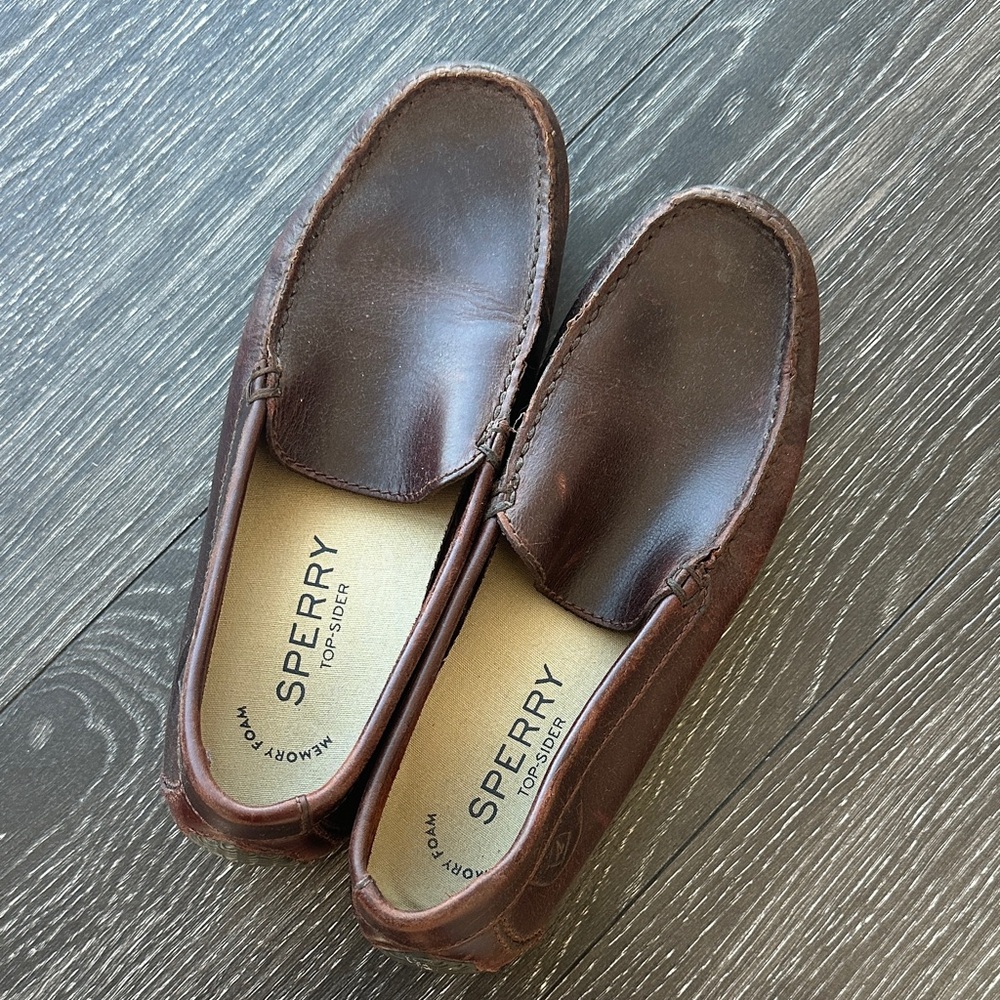 Sperry Men's Dark Brown Slip-On Loafers